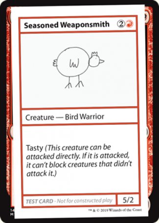 Seasoned Weaponsmith (2021 Edition) [Mystery Booster Playtest Cards] | The CG Realm
