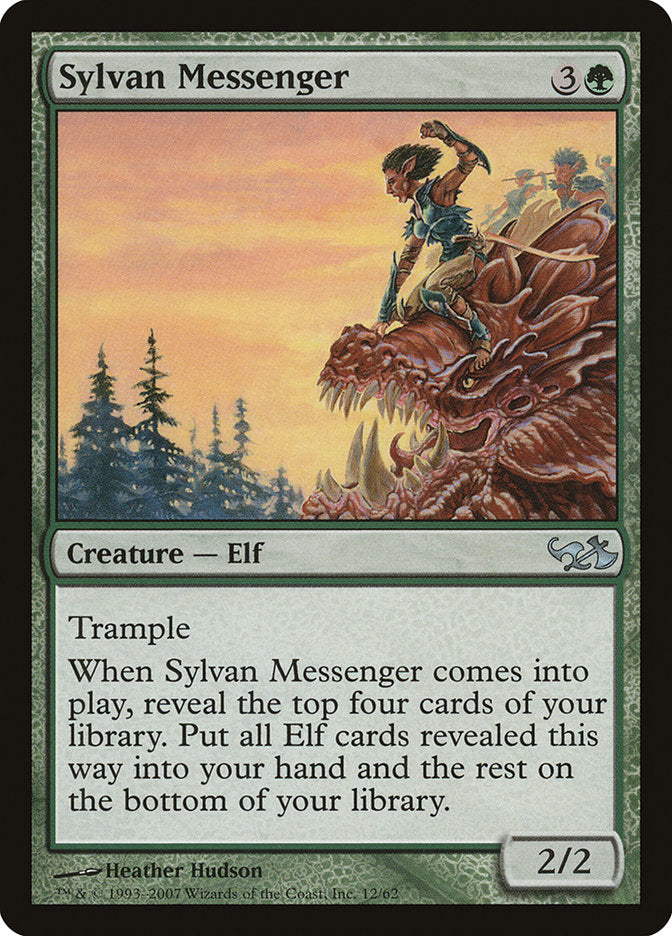 Sylvan Messenger [Duel Decks: Elves vs. Goblins] | The CG Realm