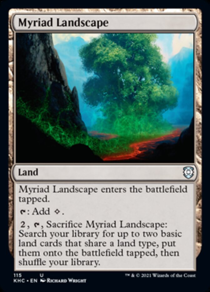 Myriad Landscape [Kaldheim Commander] | The CG Realm