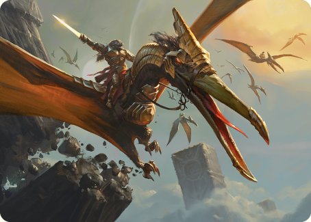 Skyhunter Strike Force Art Card [Phyrexia: All Will Be One Art Series] | The CG Realm