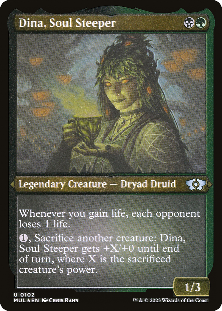 Dina, Soul Steeper (Foil Etched) [Multiverse Legends] | The CG Realm