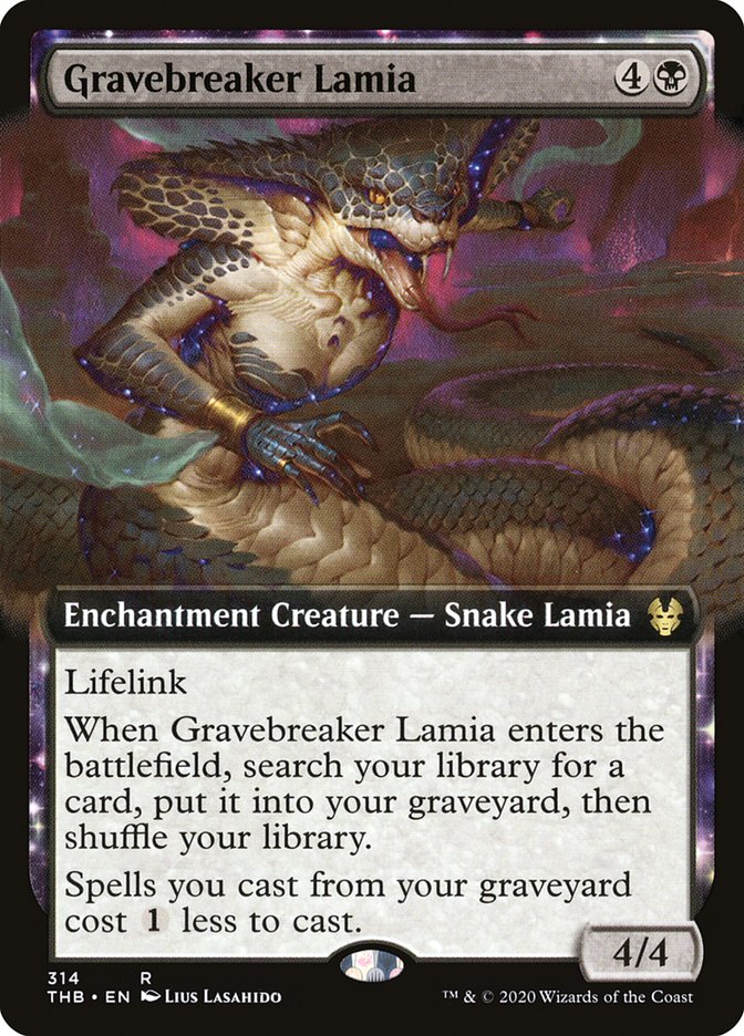 Gravebreaker Lamia (Extended Art) [Theros Beyond Death] | The CG Realm