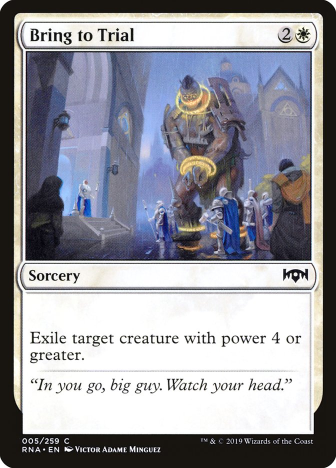 Bring to Trial [Ravnica Allegiance] | The CG Realm