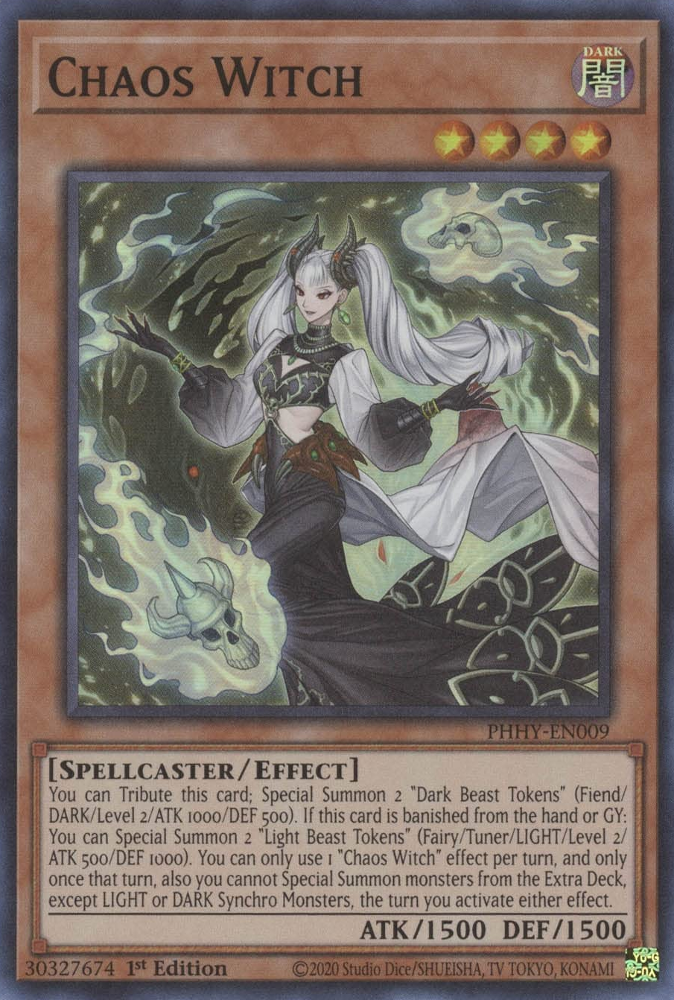 Chaos Witch [PHHY-EN009] Super Rare | The CG Realm
