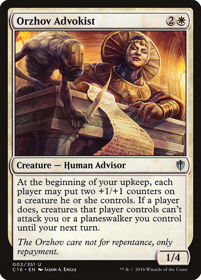 Orzhov Advokist [Commander 2016] | The CG Realm