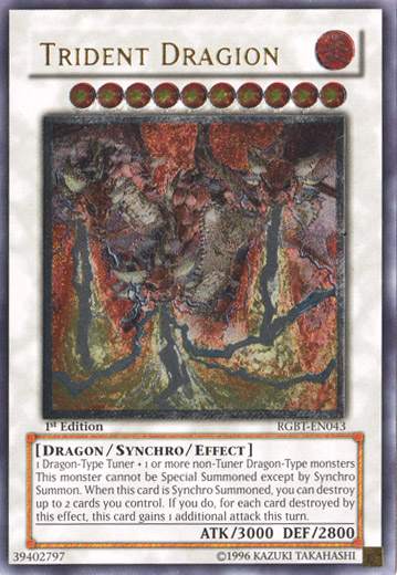 Trident Dragion [RGBT-EN043] Ultimate Rare | The CG Realm