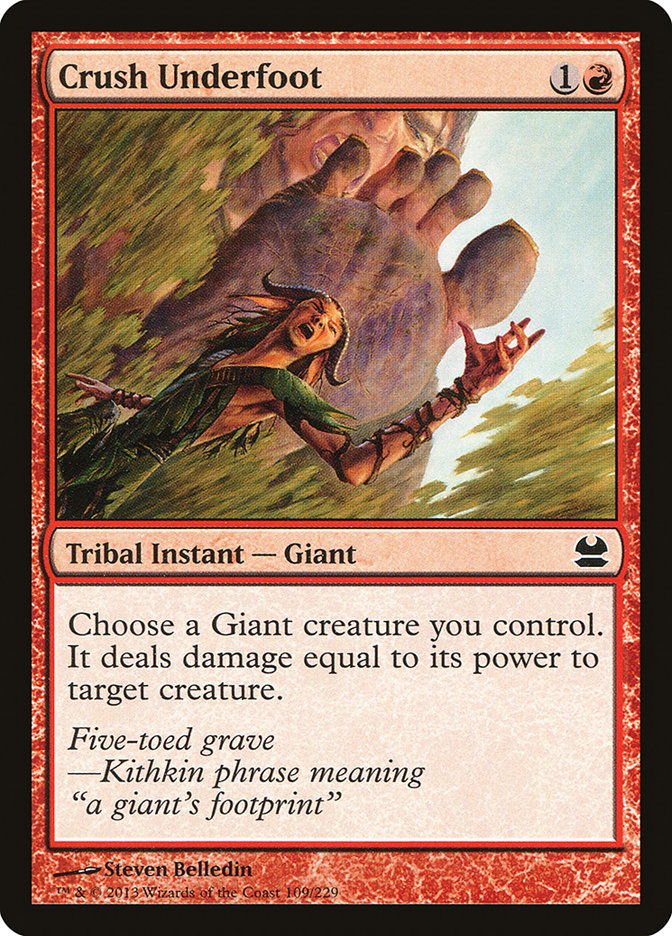Crush Underfoot [Modern Masters] | The CG Realm