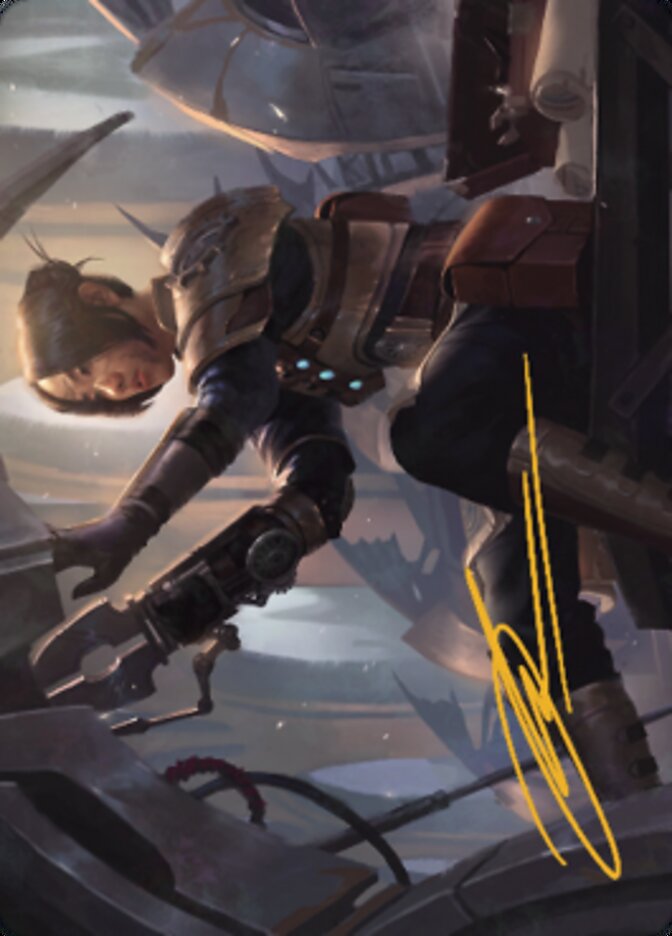 Thopter Mechanic Art Card (Gold-Stamped Signature) [The Brothers' War Art Series] | The CG Realm