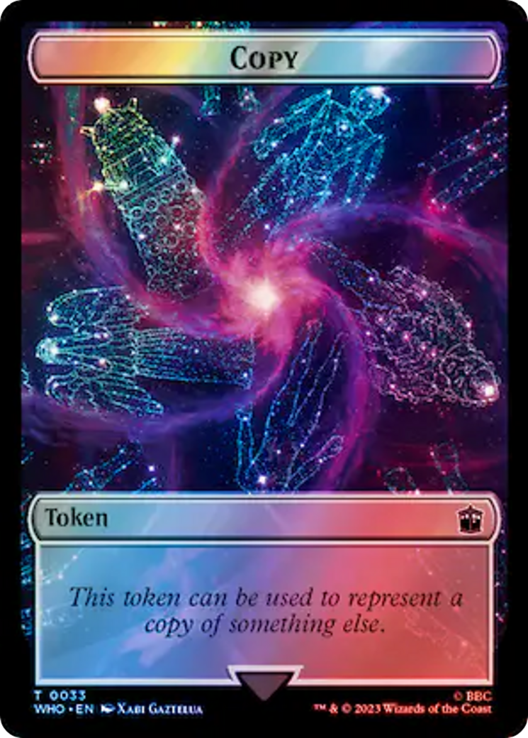 Copy // Mutant Double-Sided Token (Surge Foil) [Doctor Who Tokens] | The CG Realm