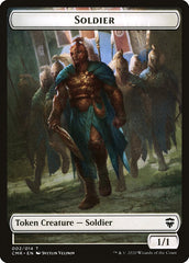 Copy (013) // Soldier Double-Sided Token [Commander Legends Tokens] | The CG Realm