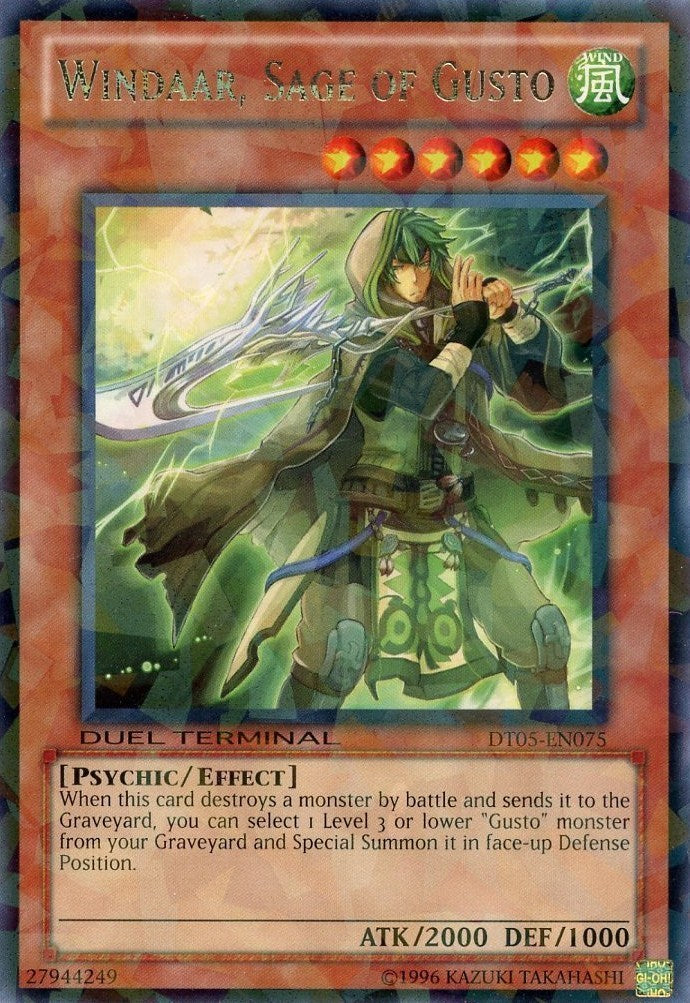 Windaar, Sage of Gusto [DT05-EN075] Rare | The CG Realm