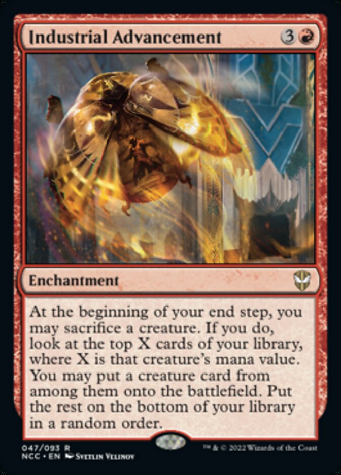 Industrial Advancement [Streets of New Capenna Commander] | The CG Realm