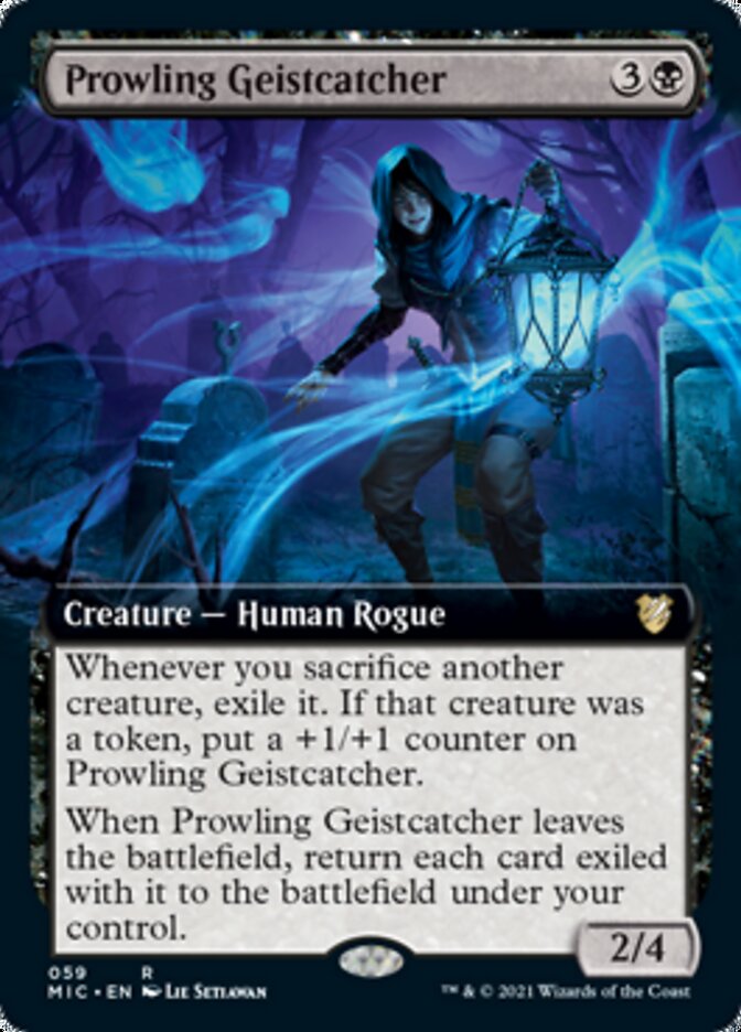 Prowling Geistcatcher (Extended Art) [Innistrad: Midnight Hunt Commander] | The CG Realm