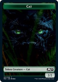 Cat (011) // Soldier Double-Sided Token [Core Set 2021 Tokens] | The CG Realm