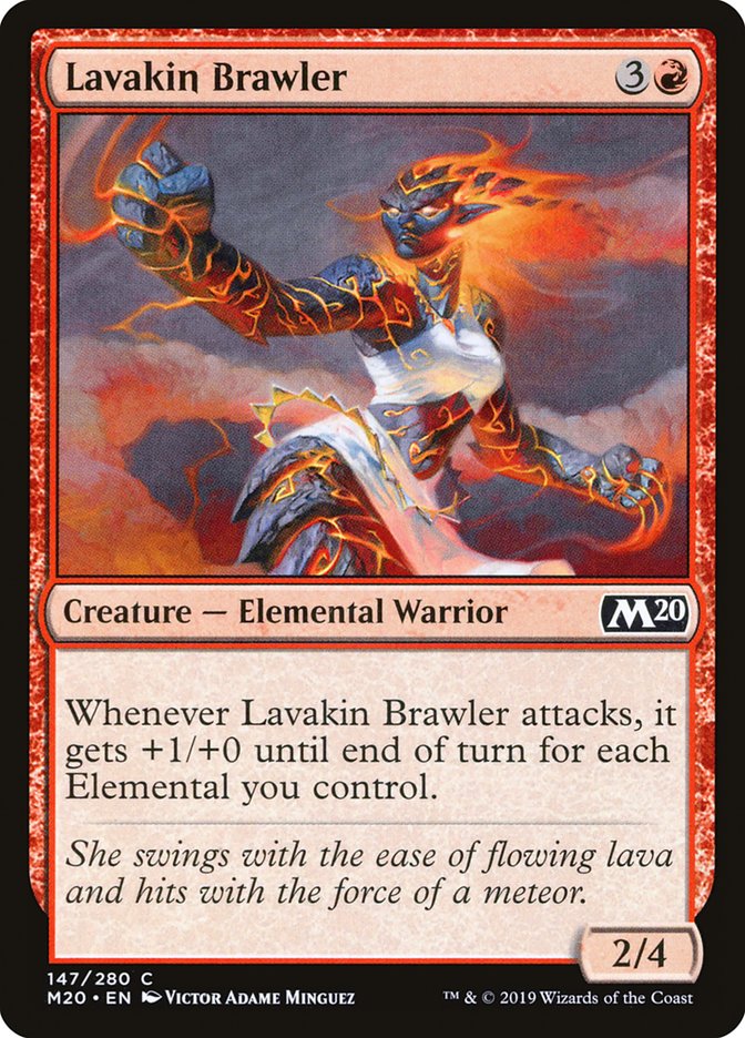 Lavakin Brawler [Core Set 2020] | The CG Realm