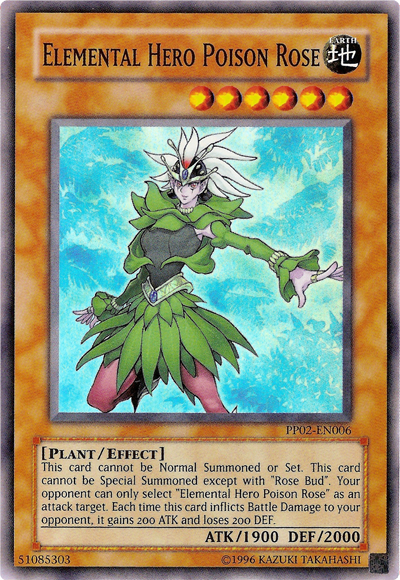 Elemental Hero Poison Rose [PP02-EN006] Super Rare | The CG Realm