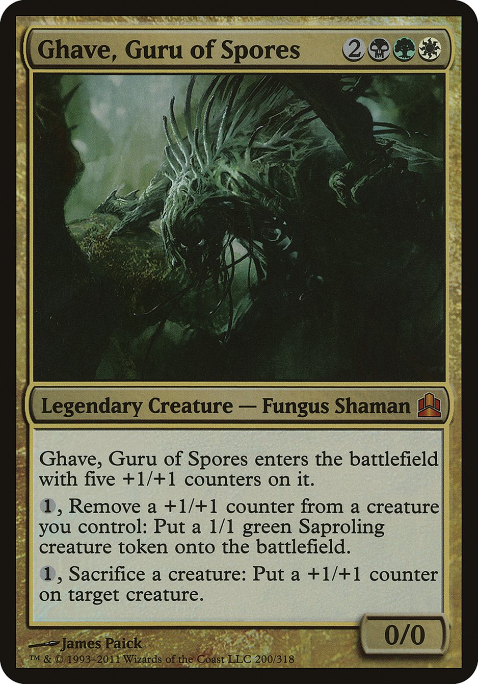Ghave, Guru of Spores (Oversized) [Commander 2011 Oversized] | The CG Realm