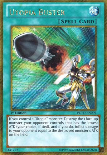 Utopia Buster [PGLD-EN009] Gold Secret Rare | The CG Realm