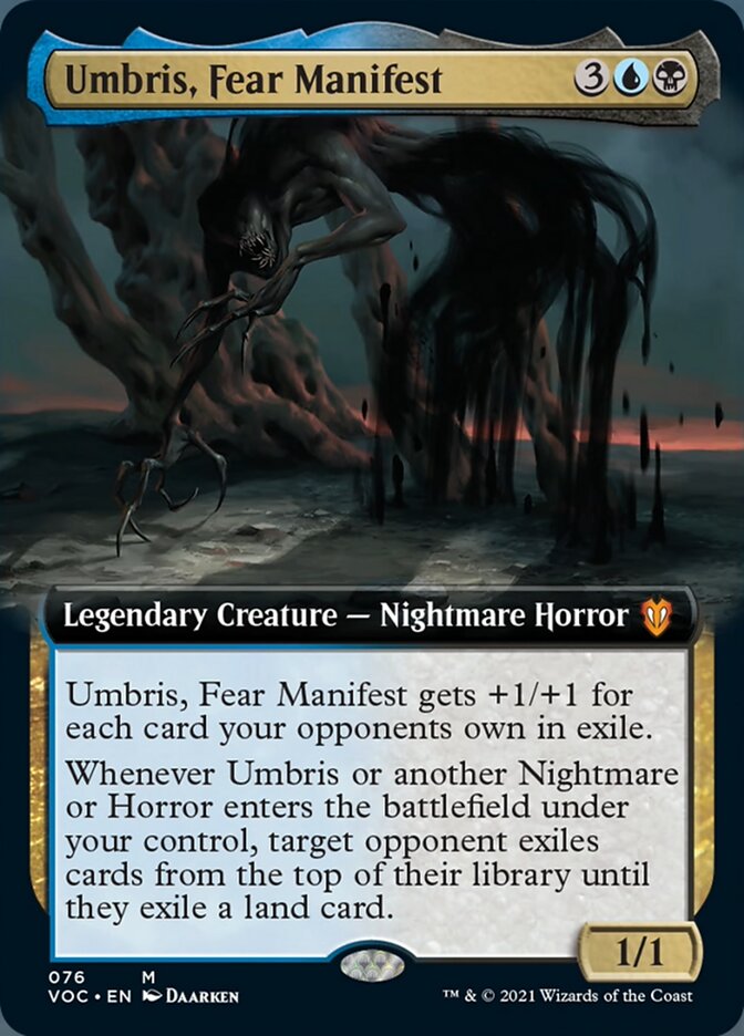 Umbris, Fear Manifest (Extended Art) [Innistrad: Crimson Vow Commander] | The CG Realm