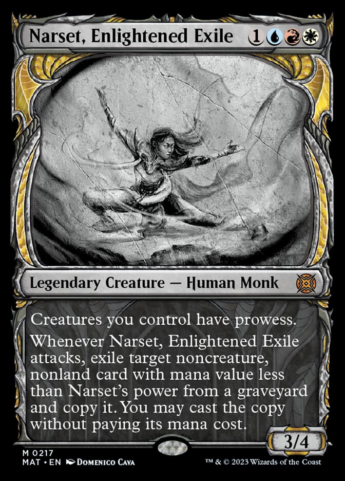 Narset, Enlightened Exile (Showcase Halo Foil) [March of the Machine: The Aftermath] | The CG Realm