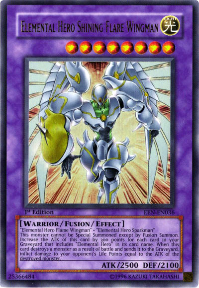 Elemental Hero Shining Flare Wingman [EEN-EN036] Ultra Rare | The CG Realm