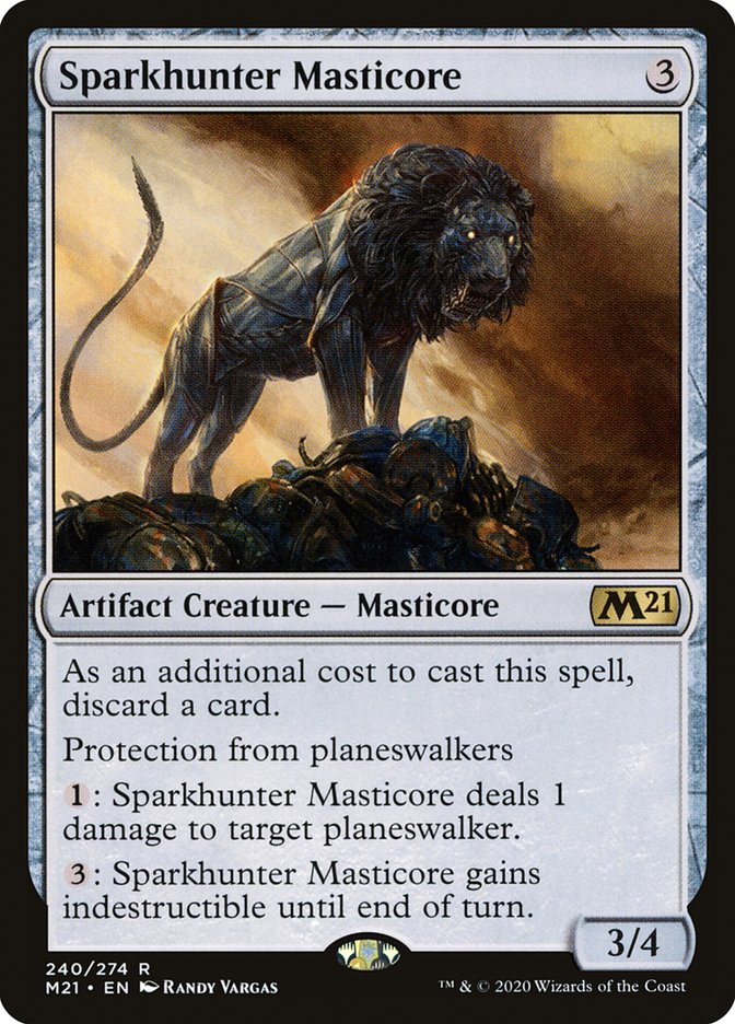 Sparkhunter Masticore [Core Set 2021] | The CG Realm