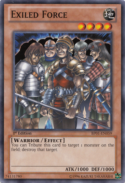 Exiled Force [BP01-EN059] Common | The CG Realm