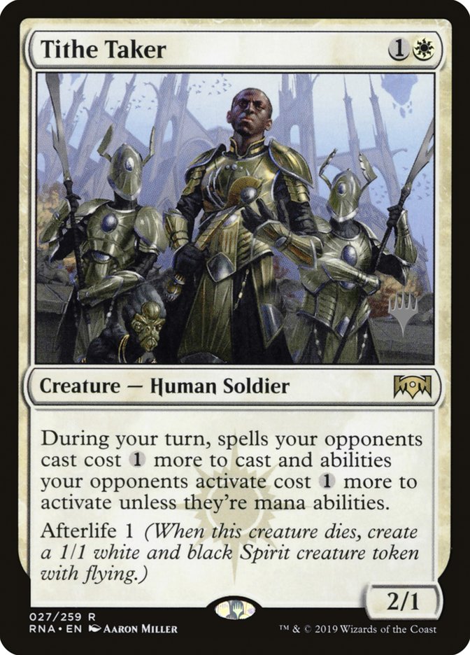Tithe Taker (Promo Pack) [Ravnica Allegiance Promos] | The CG Realm