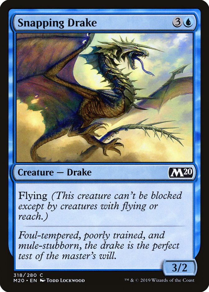 Snapping Drake [Core Set 2020] | The CG Realm