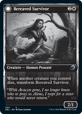 Bereaved Survivor (DBL-004) - Innistrad: Double Feature: (Double Faced Transform)