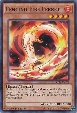 Fencing Fire Ferret [MP14-EN123] Common | The CG Realm