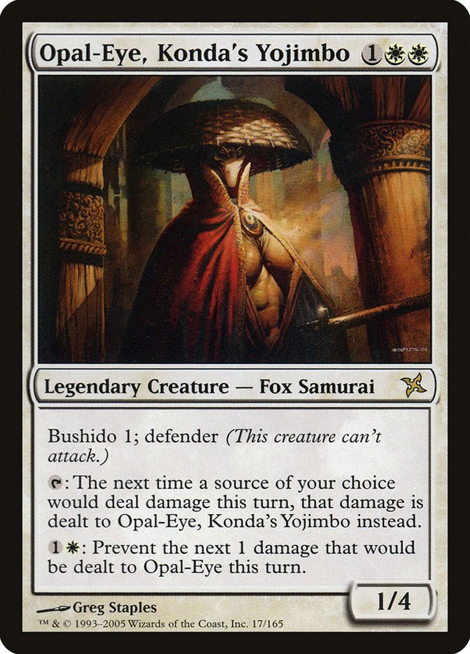 Opal-Eye, Konda's Yojimbo [Betrayers of Kamigawa] | The CG Realm