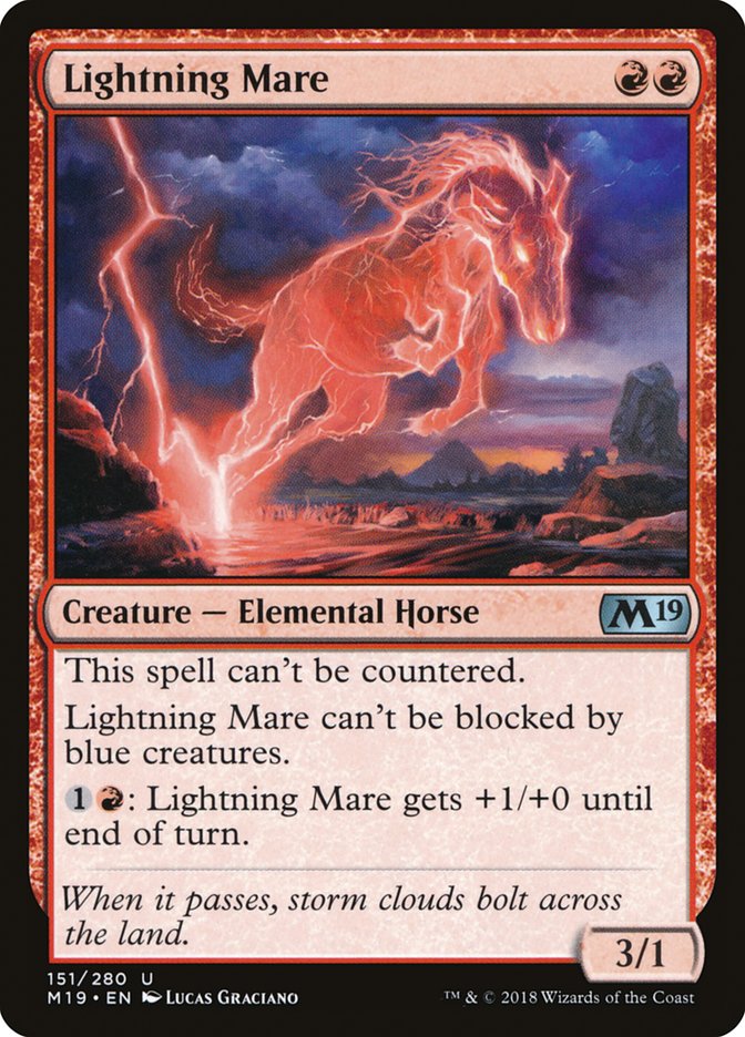 Lightning Mare [Core Set 2019] | The CG Realm