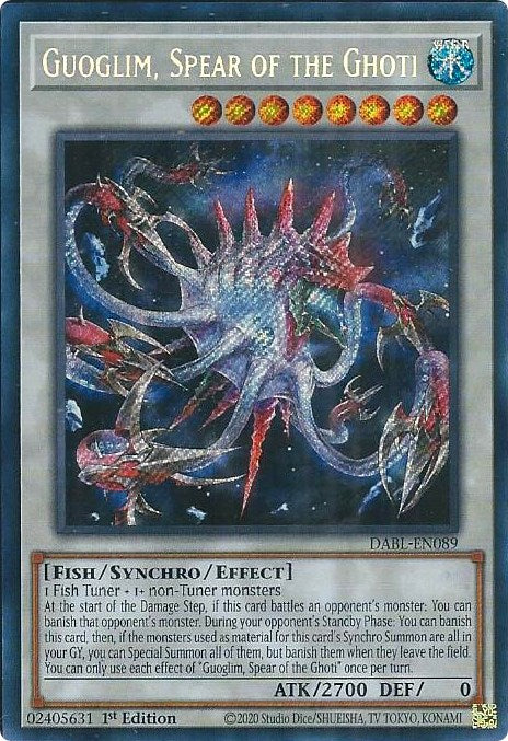 Guoglim, Spear of the Ghoti [DABL-EN089] Secret Rare | The CG Realm