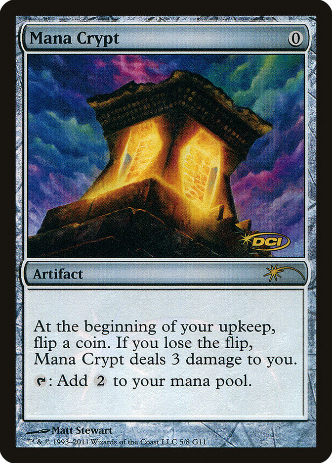 Mana Crypt [Judge Gift Cards 2011] | The CG Realm