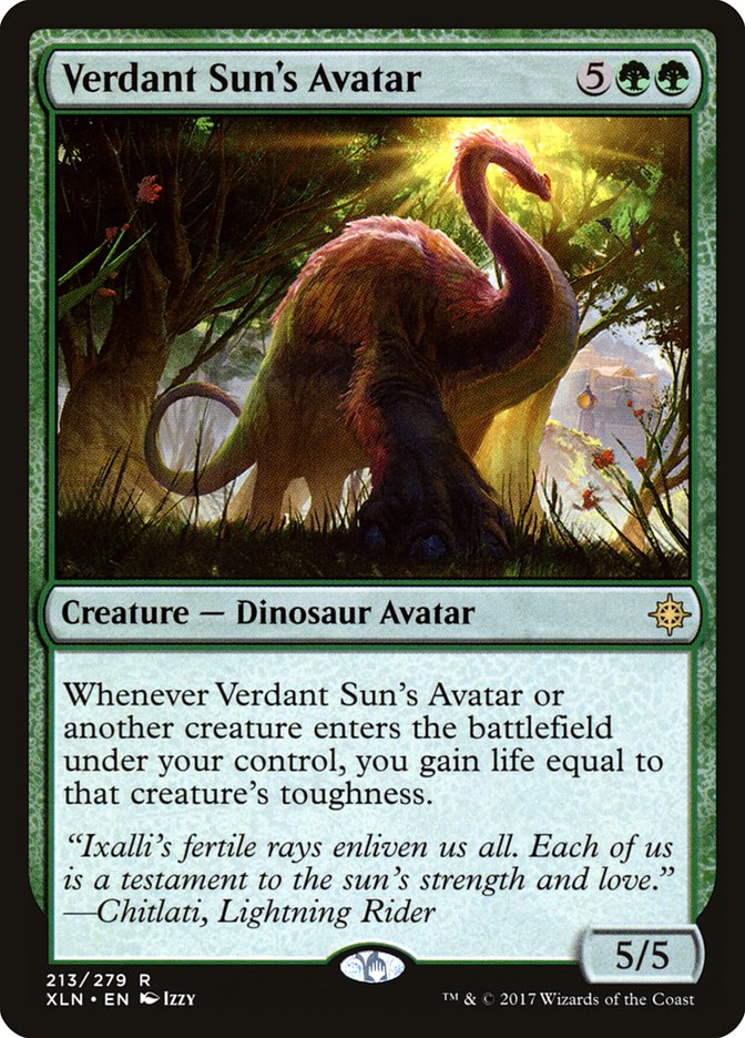 Verdant Sun's Avatar [Ixalan] | The CG Realm