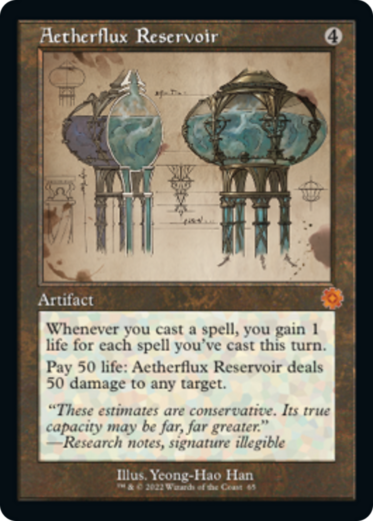 Aetherflux Reservoir (Retro Schematic) [The Brothers' War Retro Artifacts] | The CG Realm