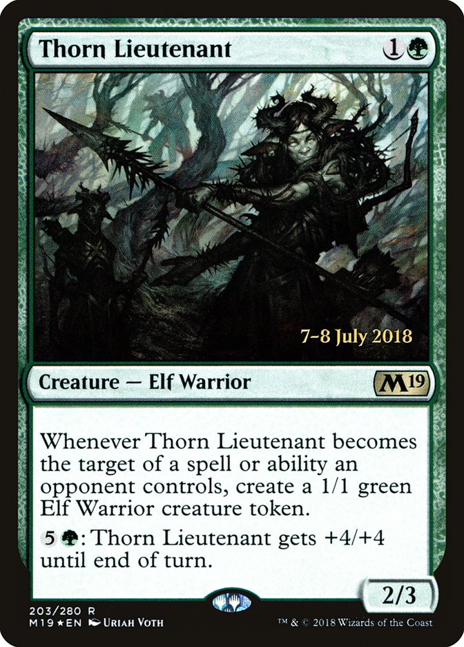 Thorn Lieutenant [Core Set 2019 Prerelease Promos] | The CG Realm