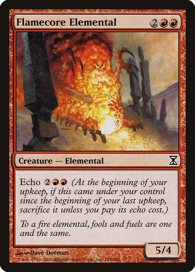Flamecore Elemental [Time Spiral] | The CG Realm
