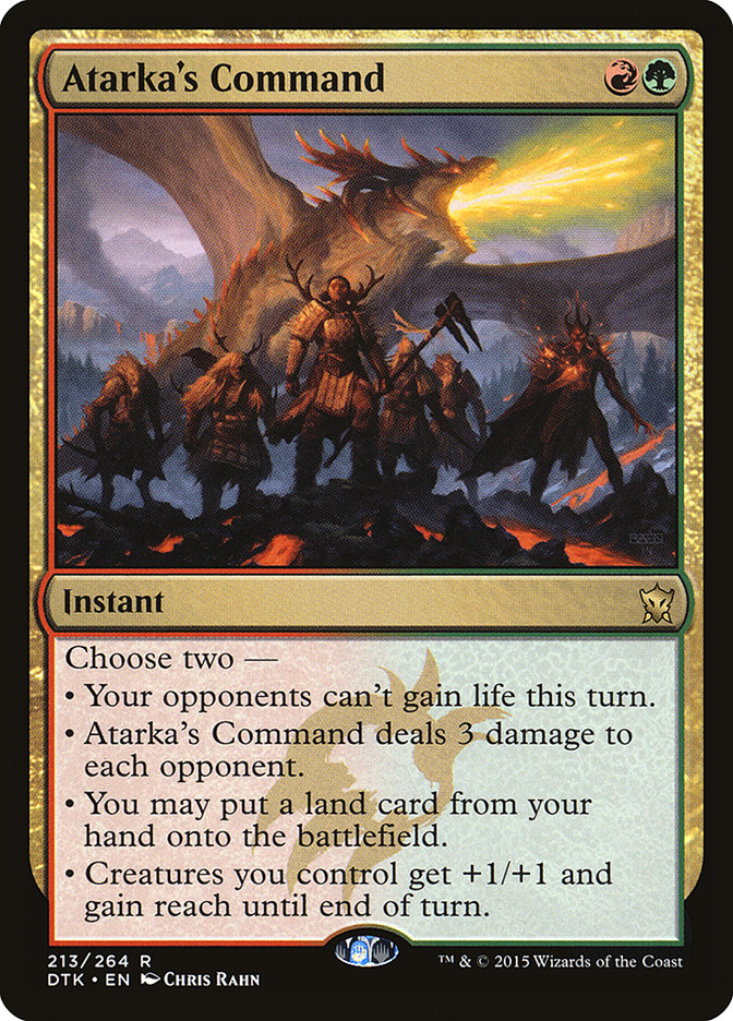 Atarka's Command [Dragons of Tarkir] | The CG Realm