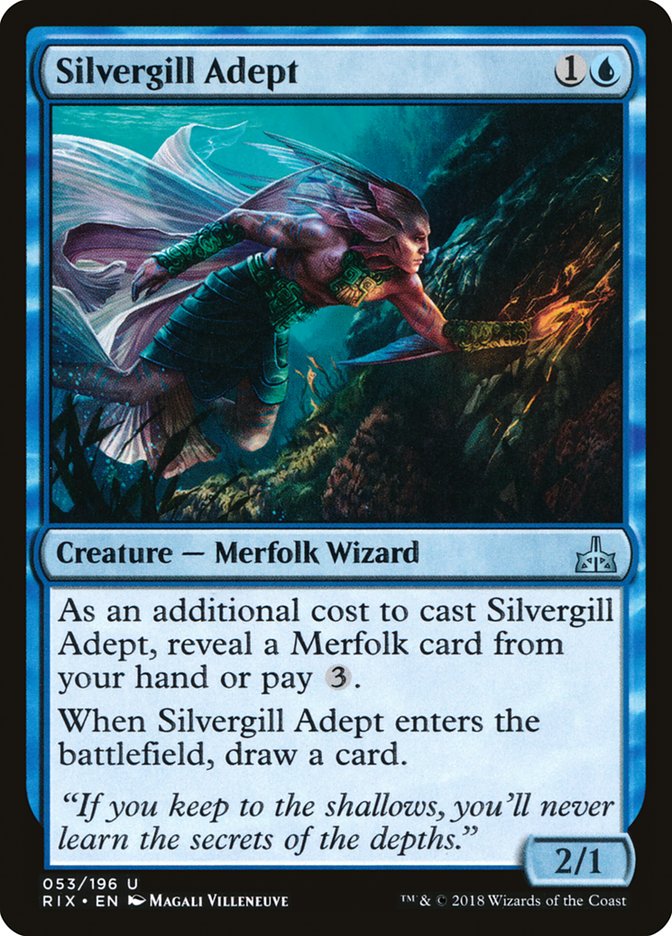 Silvergill Adept [Rivals of Ixalan] | The CG Realm