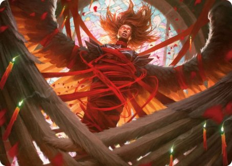 Sigarda's Imprisonment Art Card [Innistrad: Crimson Vow Art Series] | The CG Realm