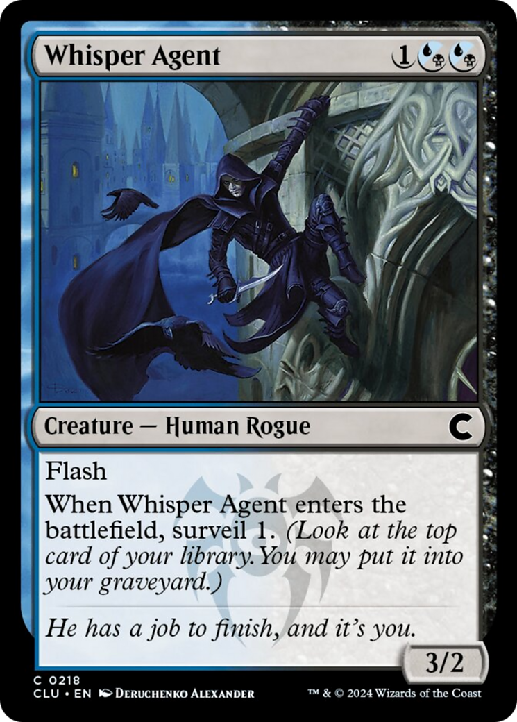 Whisper Agent [Ravnica: Clue Edition] | The CG Realm