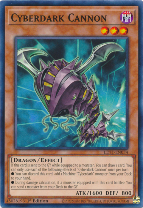 Cyberdark Cannon [LDS1-EN034] Common | The CG Realm