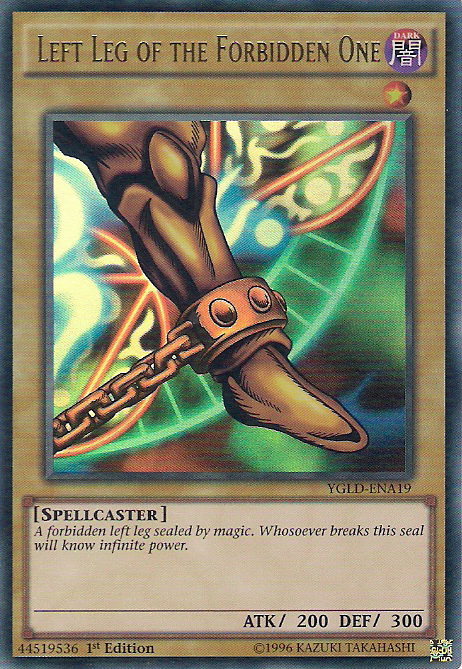Left Leg of the Forbidden One [YGLD-ENA19] Ultra Rare | The CG Realm