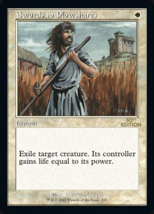 Swords to Plowshares (Retro Frame) (30A-337) - 30th Anniversary Edition