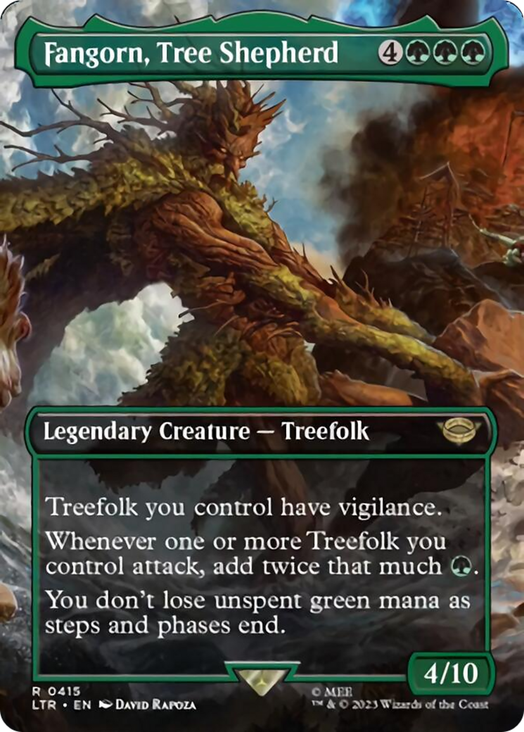 Fangorn, Tree Shepherd (Borderless Alternate Art) [The Lord of the Rings: Tales of Middle-Earth] | The CG Realm