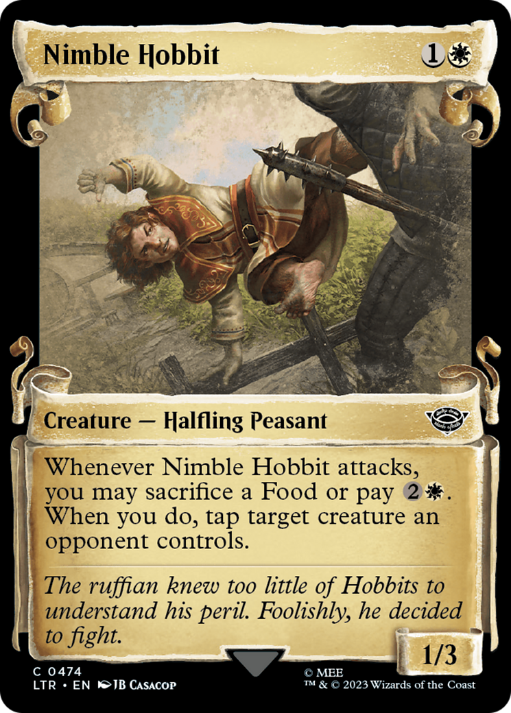 Nimble Hobbit [The Lord of the Rings: Tales of Middle-Earth Showcase Scrolls] | The CG Realm