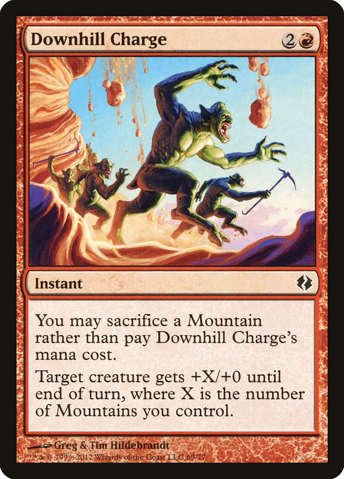 Downhill Charge [Duel Decks: Venser vs. Koth] | The CG Realm