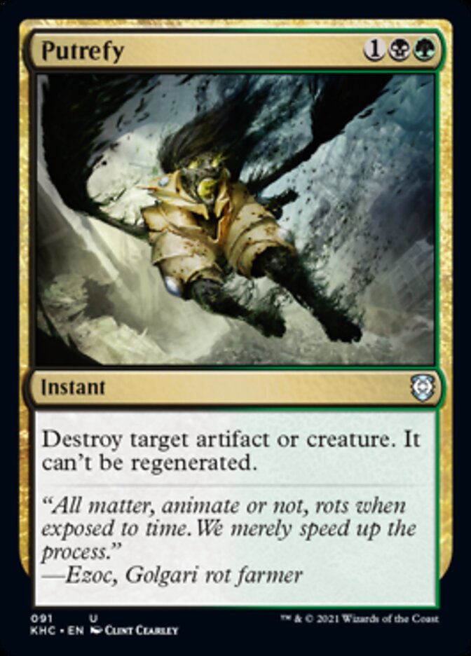Putrefy [Kaldheim Commander] | The CG Realm